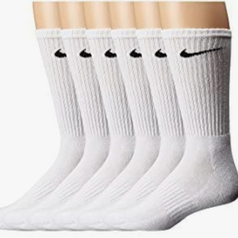 6 Pairs Nike Cushion Crew Sock
